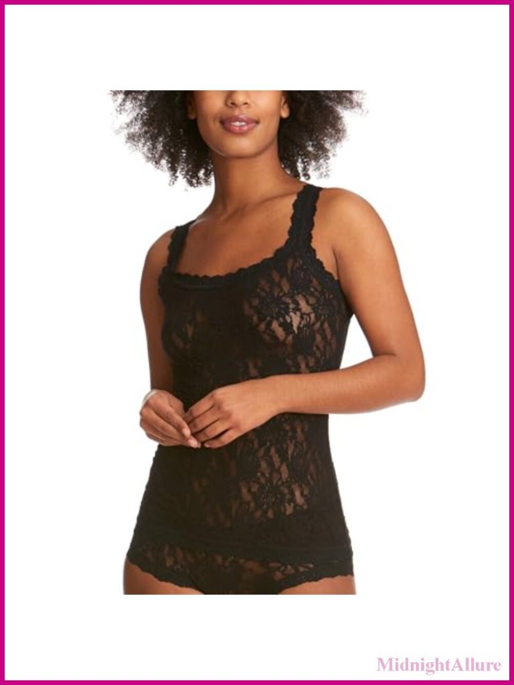Hanky Panky Signature Lace Camisole, Sheer Nylon, Women's Intimates